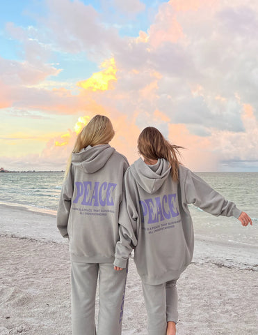 Lunar Rock Peace Hoodie with Inspirational Bible Verse