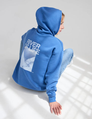 Cozy Unisex River of Life Hoodie for Inspirational Everyday Style