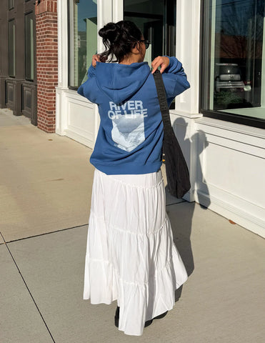 Cozy Unisex River of Life Hoodie for Inspirational Everyday Style