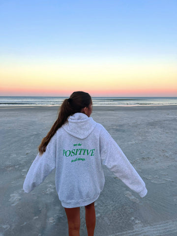 Positive Vibes Hoodie for Cozy Everyday Outfits