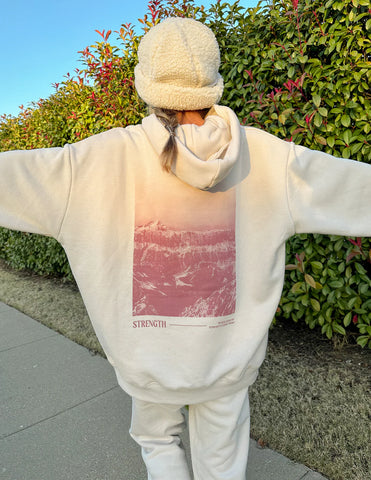 Inspired Strength Hoodie | Cozy Unisex Sweatshirt with Inspirational Quote