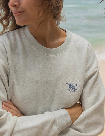 Faith-Inspired Unisex Crewneck Sweatshirt with Inspirational Scripture