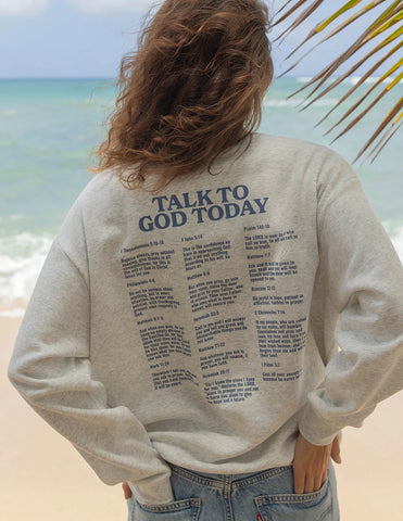 Faith-Inspired Unisex Crewneck Sweatshirt with Inspirational Scripture