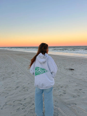 Soft Vintage Beach Club Hoodie for Cozy Everyday Style